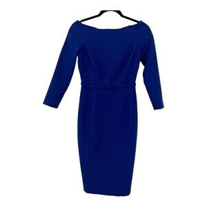 Likely Womens Size 2 Duchess Off-Shoulder Cocktail Dress w/ Belt Detail